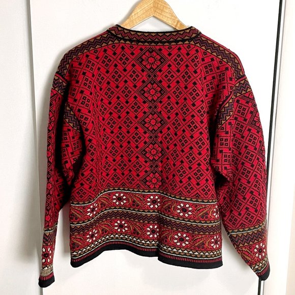 Dale of Norway wool cardigan sweater - size L - Picture 2 of 9
